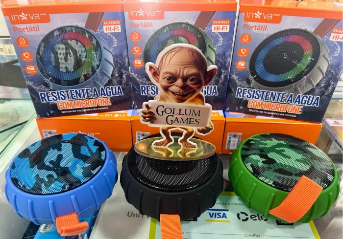 Mini Caixa de som portátil resistente a água INOVA!
