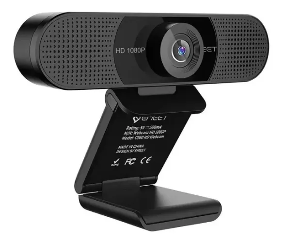 Webcam FHD 1080p Emeet C960 Com Microfone