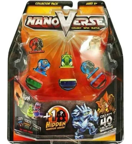 NanoVerse Collect Spin Battle - Kit Colecionável