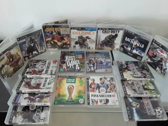 Jogos Ps3 Unidade ou Lote W Dogs+ BF+Cal of dut+LA+Destiny+Dead+Fifa+Pes+Just+TNA+UFC+Duke