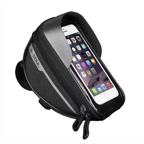 Bicicleta Bag 1L Frame Front Tube Ciclismo Bag Bicicleta Waterproof Phone Case Holder 7 Po