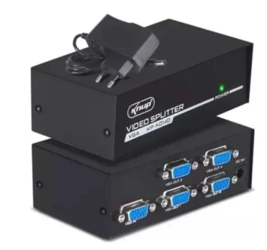 Splitter Distribuidor Divisor VGA 1E x 4S Knup KP-AD140