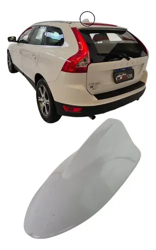 Antena Teto Shark Volvo Xc60 T6 2012 2016 Original Branco