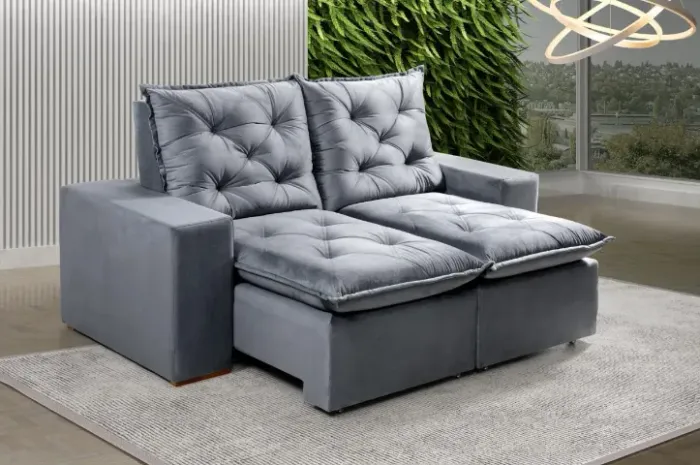 Sofa Retratil e Reclinavel 3 Lugares