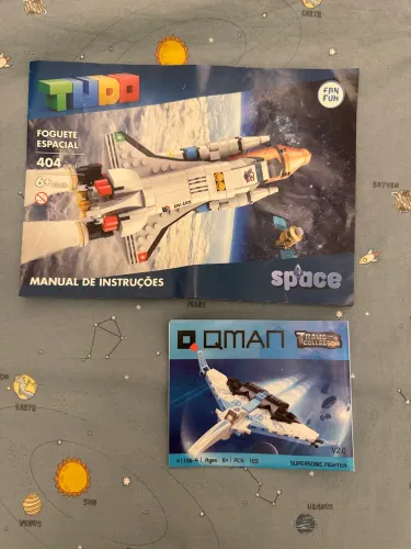 Blocos de montar : ônibus espacial e nave