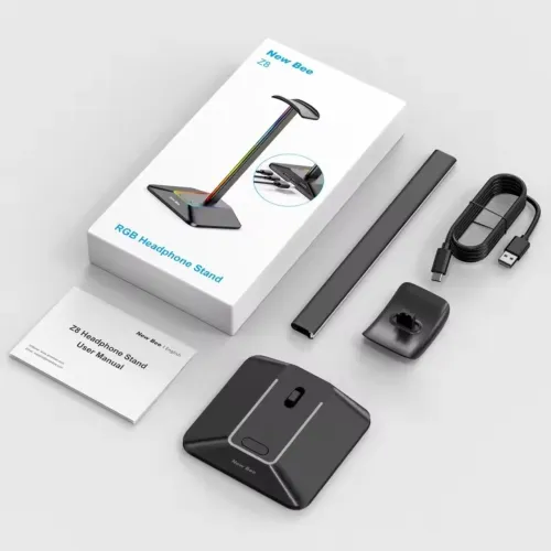 Suporte com RGB para Fones de Ouvidos Gamer