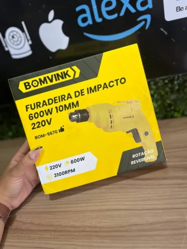 Furadeira de Impacto 600W 10MM 220V BOM-9670 BOMVINK