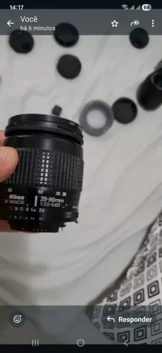 3 jogos de lentes completas digitais e analógicas nikon