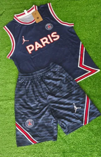 Kit de treino do PSG short e camisa