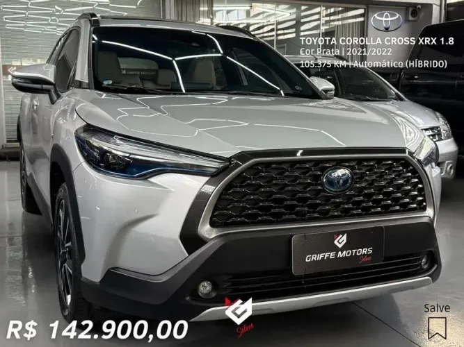 Toyota Corolla Cross XRX 1.8 16V Aut.(híbrido) 2022