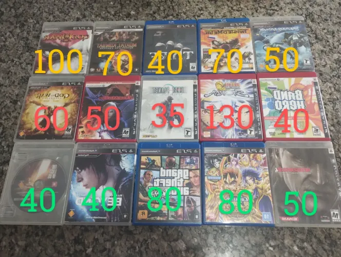 Jogos de Playstation 3 vários títulos 