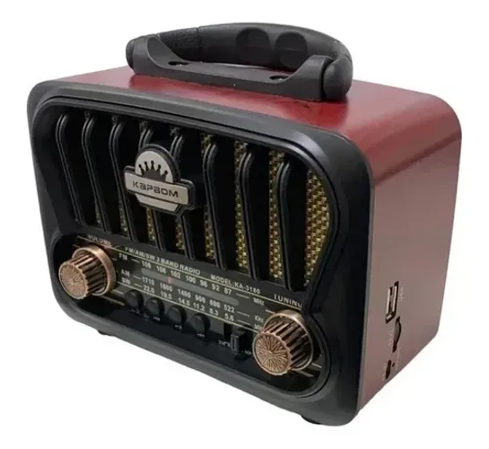 RADIO RETRO PORTATIL KAPBOM KA-3180