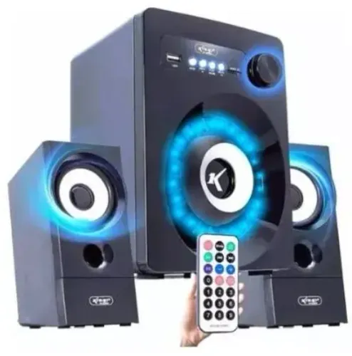 Caixa De Som Subwoofer 3 em 1 Knup KP-6022BH 16w