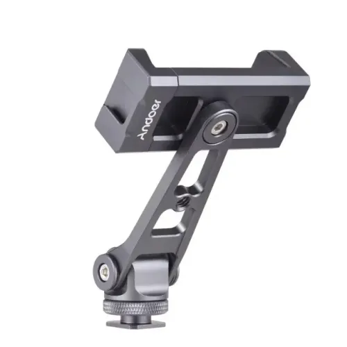  Suporte para telefone Braçadeira Tripé para telefone Liga de alumínio 360 ° Rotativ