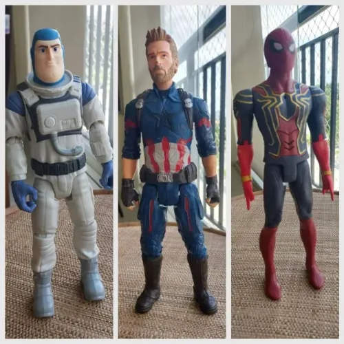 Conjunto de 7 Herois - 30 cm.