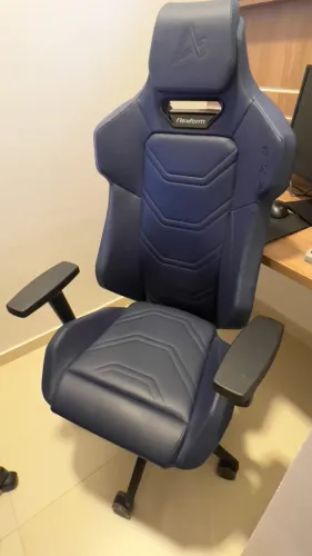 Cadeira Gamer Flexform Alpha Alta Pro Blue