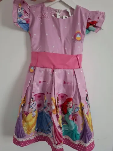Vestido rosa infantil Princesas