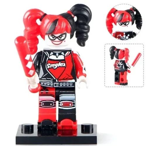 Minifigure Arlequina blocos de montar coringa