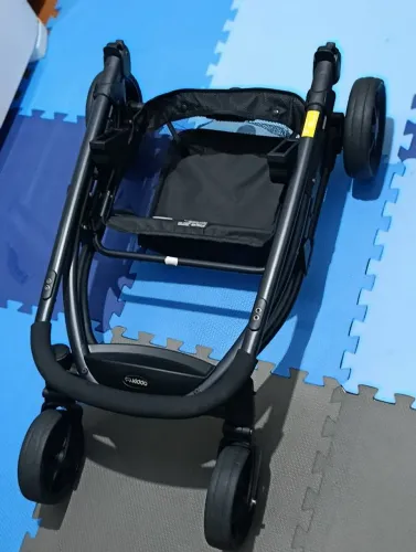 CARRINHO DE BEBÊ KIDDO PRIMA MELANGE CINZA GRAFITE