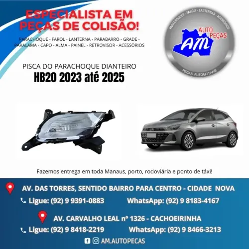 pisca do parachoque dianteiro hb20