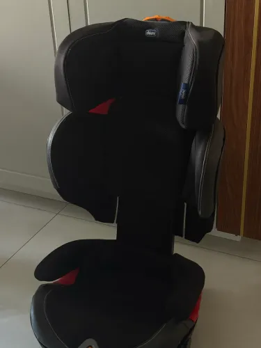 Cadeira Auto Bebês Oasys 2-3 Fixplus Evo Preta Chicco Cor Preto Liso Não Possui Jet Black
