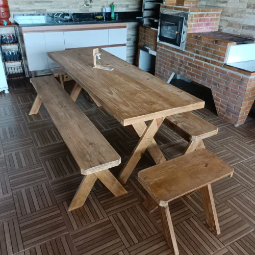 Mesa para área de churrasco área gourmet. Direto da fábrica