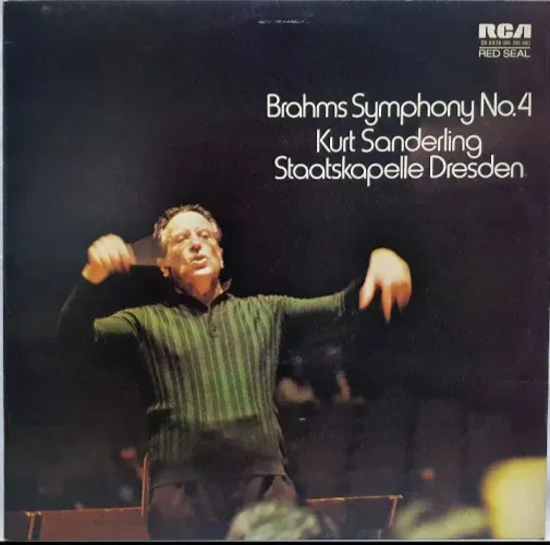 Lp Brahms Sinfonia 4 Importado Inglaterra/ Kurt Sanderling/ Rca