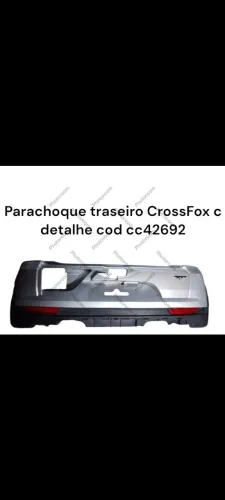 Parachoque traseiro CrossFox com detalhe