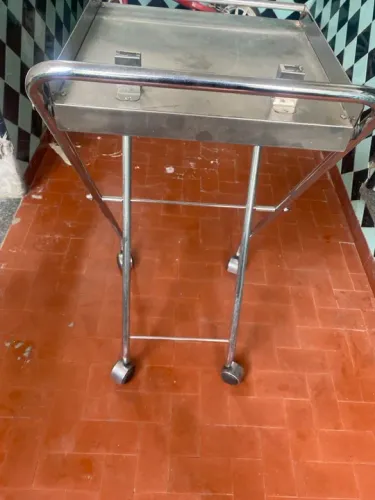 Carrinho de aço inox para comércio cabeleireiro