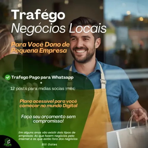 Tráfego Pago p/ Pequenos Negócios | Whatsapp e Instagram 