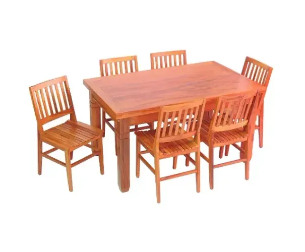 Mesa com 6 Cadeiras Peroba Rosa de Demolição NOVO DIRETO DA FÁBRICA