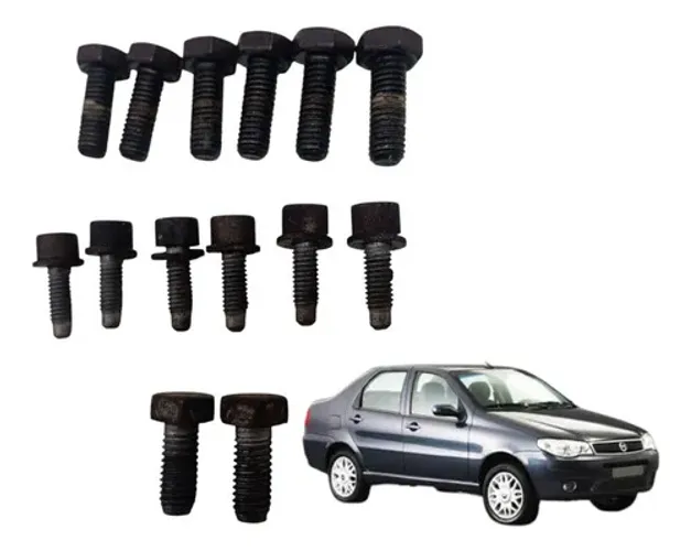 Kit Parafuso Volante Motor Fiat Siena 1.0 8v 2009 2010