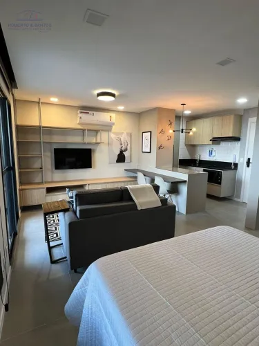 Apartamento Moderno para locação no Pod Pinheiros/Cerqueira César - 1 Dorm - 45m² - Lazer