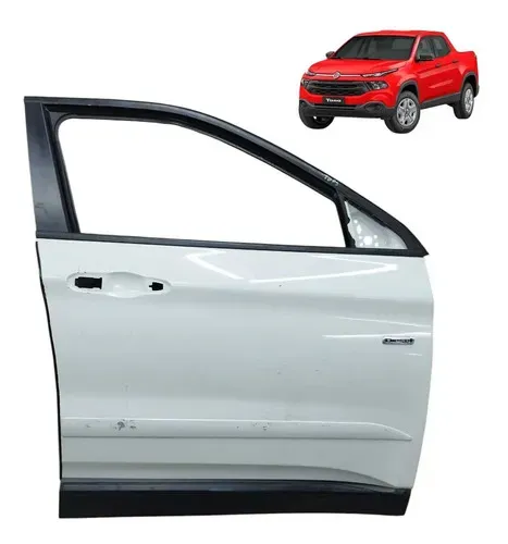 Porta Fiat Toro 2020 A 2024 Dianteira Direita Dianteira Esquerdo Branco