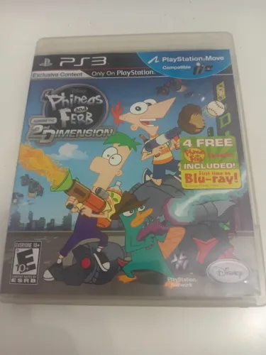 Jogo PS3 - Phineas and Ferb: Acros the 2Dimensions