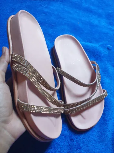 Papete Flatform Com Strass - 33/34