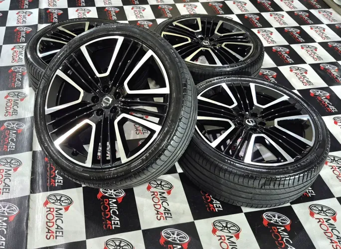 Jogo de Rodas aro 21 Volco xc40 c40 xc60 5x108 Originais + Pneus 245/40