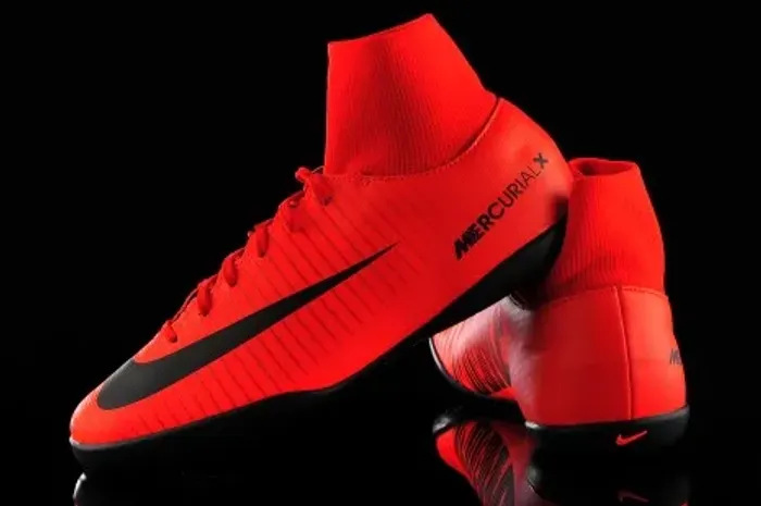 Chuteira Futsal Nike MercurialX Victory VI DF IC - Vermelha - Tam 41