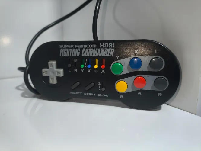 CONTROLE HORI COMMANDER SNES SUPER NINTENDO FAMICOM 
