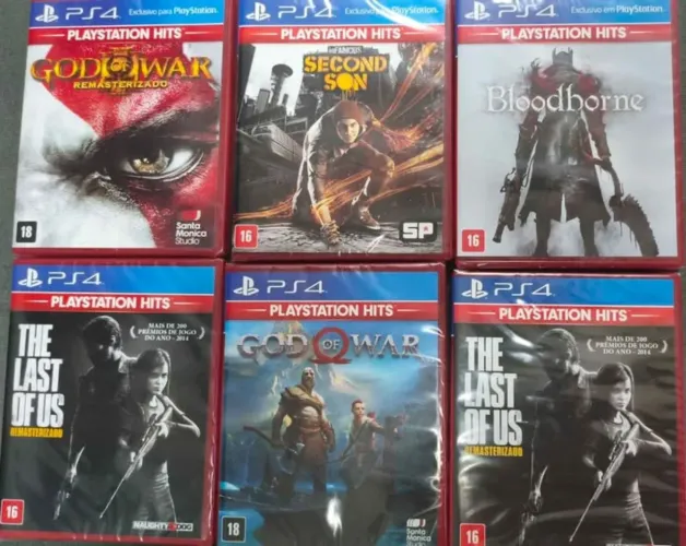 Jogos playstation Hits ps4 lacrado R$80 cada