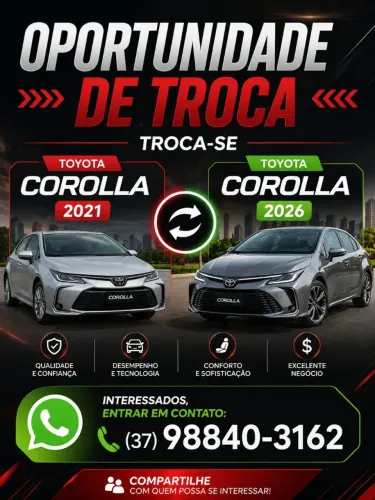 Toyota Corolla XEI 2.0 Flex 16V Aut. 2021