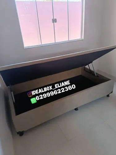 Box baú solteiro 88×188 pistões hidráulicos