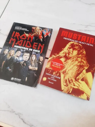 Combo Heavy Metal: Biografia Dave Mustaine + Revista Iron Maiden