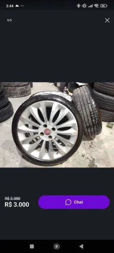 Rodas Linea 17 com pneus