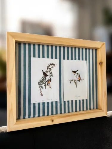 Quadro decorativo para parede passarinhos 