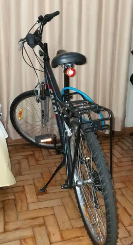 Bicicleta aro 26 preta Caloi Rouge seminova