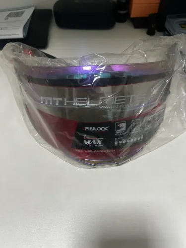 Viseira MT Helmets V14 Iridium (Espelhada) - Nova, na embalagem 