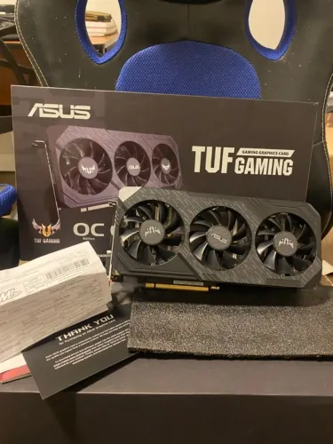 Placa de Vídeo ASUS TUF Gaming GTX 1660 Super 6GB - Triplo Fan (Completa c/ Caixa e NF)
