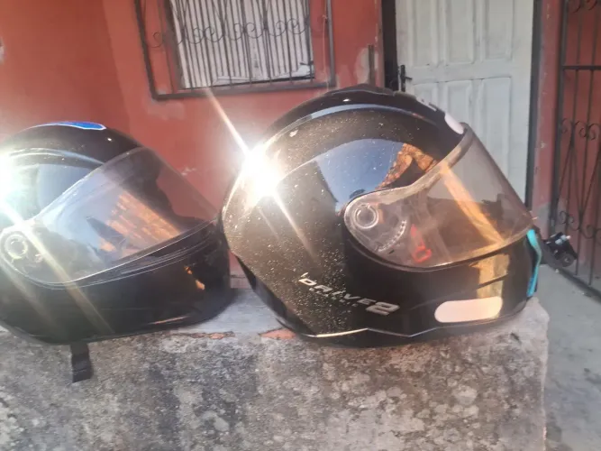 2 capacetes fly boas condições , aceito proposta