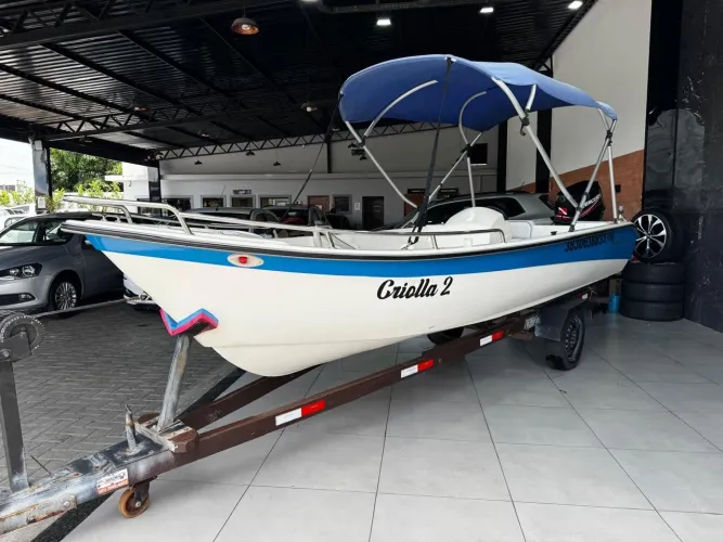 BARCO MOTOR MERCURY DE 40 COM CARRETINHA